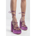 Sissy Boy - Wrapped Up Platform Gladiator Purple -UK 4