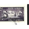 Union/RSA FDC - Cape to Rio Ocean Race- Variety - Full moon on 2d (SACC137a) stamp- scarce!