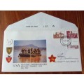 SA ARMY FIRST DAY COVER - SIGNED IN BLACK - No 5 INFANTRY TRAINING UNIT