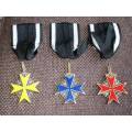 PRUSSIA Pour le Mérite Blue Medal German Order Cross brass copy