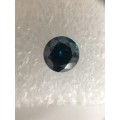 REAL SI2 CLARITY 0.60 CTS BLUE COLOR ROUND SHAPE VERY GOOD CUT SOLITAIRE DIAMOND AT WHOLESALE PRICE