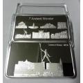 7 Ancient Wonder - Colossus of Rhodes - 300 BC Silver Plated