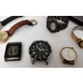 LOT WATCHES - ONE BID FOR ALL. NOT TESTED