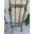 Steel collapsible display trolley
