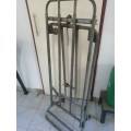 Steel collapsible display trolley