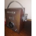 Cristal radio with ear phones - over 100 years old