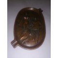 Heavy copper ashtray as per photos