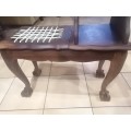 Telephone table with riempies seat
