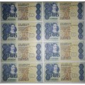Old South African notes, good condition