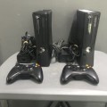 Take out Teenagers from the Street, Xbox 360 E Consoles, 6 Games, 2 Xbox Controllers, 500GB, Adapter