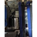 Intel board with cpu, fan please read