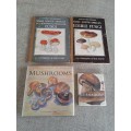 Fungi Mushrooms - Books x 4