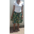 African Print Ankara Wrap Skirt