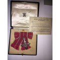 MBE Medal (ladies medal) issued 1946 - Very Rare version of the MBE
