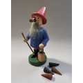 Vintage Steinbach Incense Smoker Gnome - WORKING PERFECT