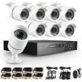 8 Channel AHD security cameras