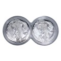 *#* Promo - 2021 Double Capsule 1oz Fine Silver Proof R5 Big Five Series II Elephant Coin Set *#*