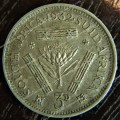1932 South African Union Period Threepence/Tickey (3d)