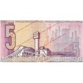 1989 South Africa G.P.C. de Kock 3rd Issue R5 Banknote (EF) *50% Off!*