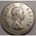 1957 Union of South Africa Five Shilling (5/-)