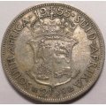 1955 Union of South Africa Two and a Half Shilling (2/6)