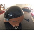 Vespa branded crash helmet. Made in Italy. Medium size.