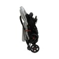 Chelino H802 Tandem Twin Stroller | Black Leaf