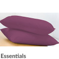 Essentials Pair Pillowcases: Raspberry