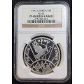 1993 SA Silver R2*NGC PF68 UC `Peace`