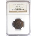 1947 SA ½ Penny * NGC PF64 BN