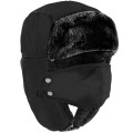 Winter Hat Trapper Hat Russian Hats Ushanka Hat + Complimentary Gloves - Pink