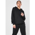 Hoodie Tracksuit Unisex For Women and For Men - Autumn and Winter Fleece Lined - Black - L