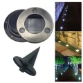 4PCS Solar Powered 8 LED Ground Light For Borders Driveway Pathways