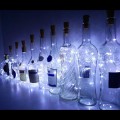 Wine Bottle Cork Lights String Fairy Lights - Pack Of 6 - Cool White
