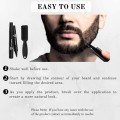 Beard Pen - 4 Tip Beard Filler Pencil - Hair Pencil- Natural Look + Brush - Brown