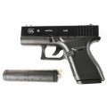 Air Soft BB Gun Glock 43 Replica Pistol Semi-Alloy Metal Toy Gun +1000 BB