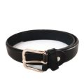 Vera Prlle PU Leather Belt For Children - Black - School Uniform Waist Belt - L - 85 cm