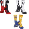 3x Compression Sports Socks Professional Basketball Impact Protection - Red23 + Blue30 + White7