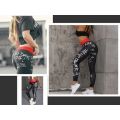 Bona - No Days Off Motivational Workout Leggings Sports Gym Pants - Stretch Fit x 2 - XL