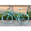 SLH 26` Bicycle 21 Speed Road Bike Light Weight Bicycle - White/Turquoise