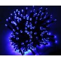 String Lights Fairy Lights Outdoor Solar -100 LED Bulbs Christmas Lights - Blue + Pink + Purple