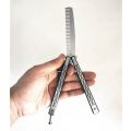 Butterfly Knife Balisong - Trainer Comb + Meranti Wood Handle