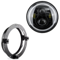 LED Head Lights with Half Round Ring