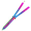 Training butterfly knife Smooth Flip 24.5cm Large Balisong - Egyptian Iris