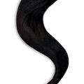 Tape In Hair Extensions - 100% Human Hair - #1 Black - 20 Tapes - 16` (40cm)