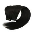 Tape In Hair Extensions - 100% Human Hair - #1 Black - 20 Tapes (55cm)