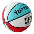 TOPTEAMS Basketball PU Leather -Outdoor Street Ball - Size 7 - Multi Color