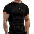 APEY T-Shirts For Men Compression T Shirts Quick-Drying Gym Tops - 2 Pack - L