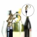 Wine Stopper Whiskey Bottle Stopper Cork Solid Metal - Antelope - Gold