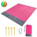 Beach Mat Waterproof - 2 x 2.1m + Beach Soft Ball - Pink